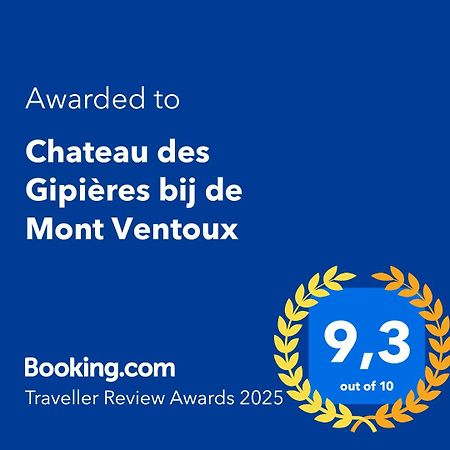 Chateau Des Gipieres Bij De Mont Ventoux Montbrun-les-Bains Ngoại thất bức ảnh