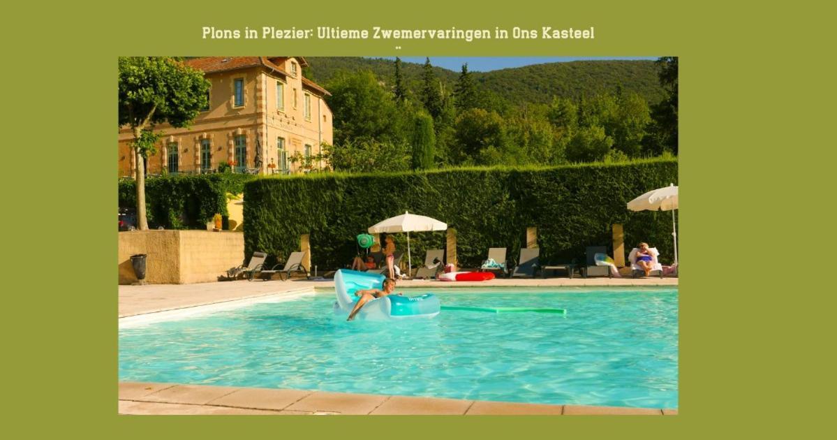 Chateau Des Gipieres Bij De Mont Ventoux Montbrun-les-Bains Ngoại thất bức ảnh